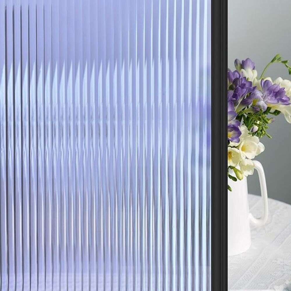 New Roll of Reeded Glass Window Privacy Film UV Window Protection